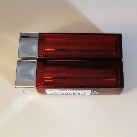 2-Pack Maybelline 311 Crimson Race Color Sensational Cream Finish Lipstick New - Picture 3 of 8